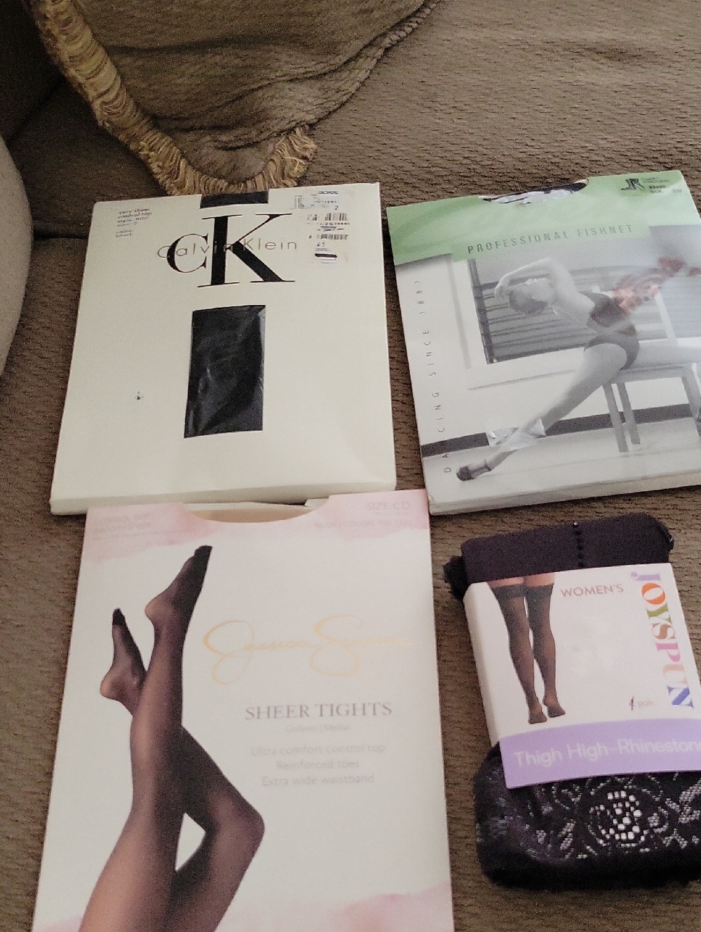 Calvin Klein Black Sheer Tights Pack - Women's Hosiery